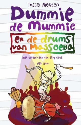 Omslag van Dummie de mummie en de drums van Massoeba