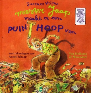 Omslag van Meester Jaap maakt er een puinhoop van
